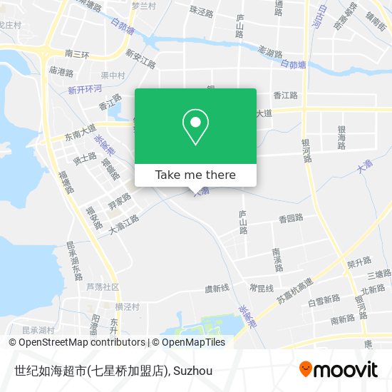 世纪如海超市(七星桥加盟店) map