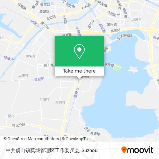 中共虞山镇莫城管理区工作委员会 map