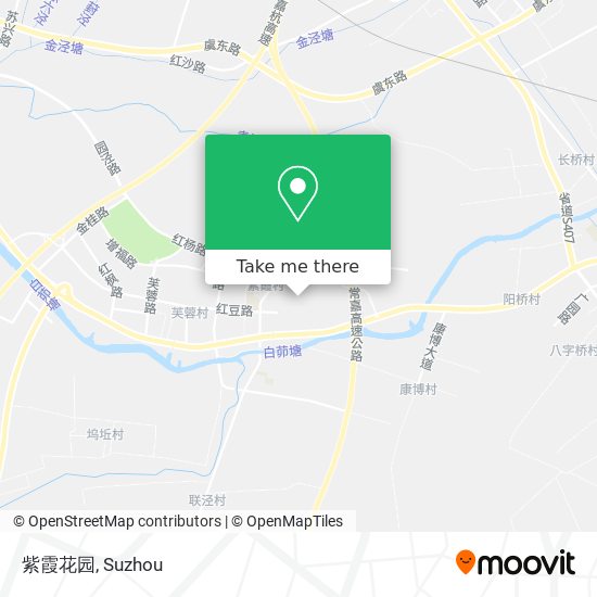 紫霞花园 map