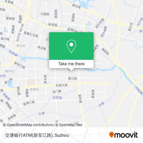 交通银行ATM(新安江路) map
