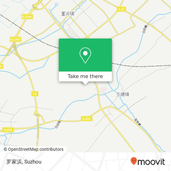 罗家浜 map