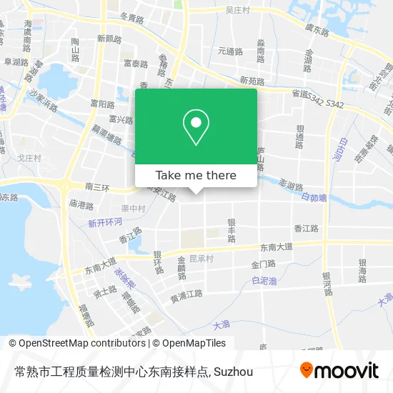 常熟市工程质量检测中心东南接样点 map