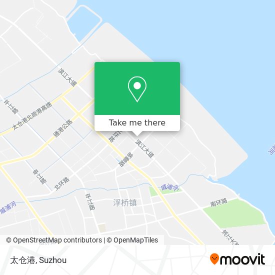 太仓港 map