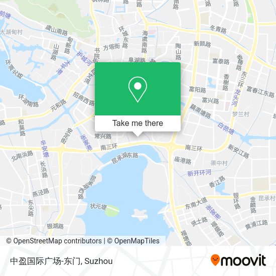 中盈国际广场-东门 map