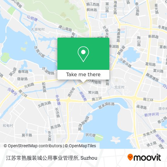 江苏常熟服装城公用事业管理所 map