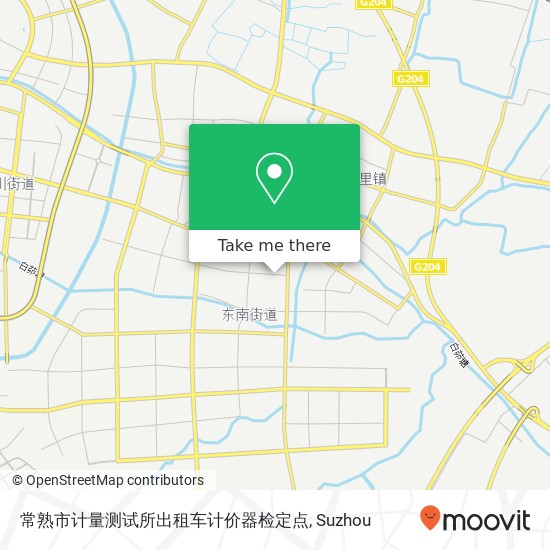 常熟市计量测试所出租车计价器检定点 map