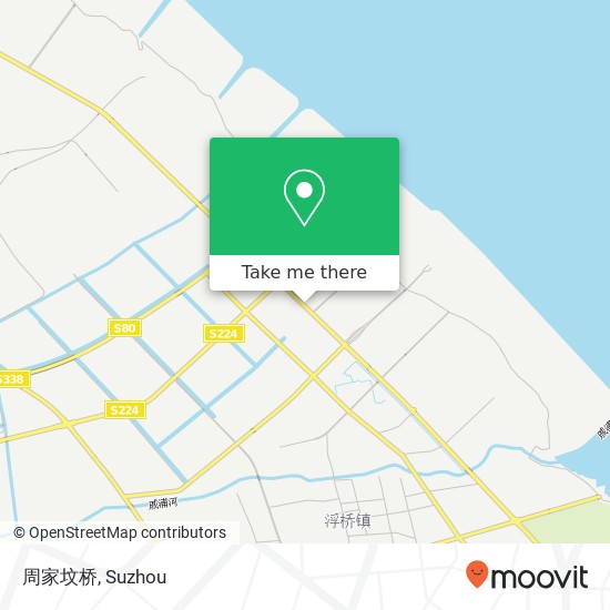 周家坟桥 map