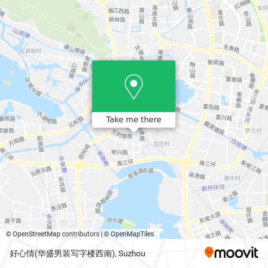好心情(华盛男装写字楼西南) map