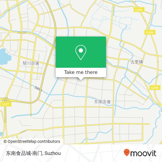 东南食品城-南门 map