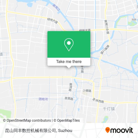 昆山同丰数控机械有限公司 map