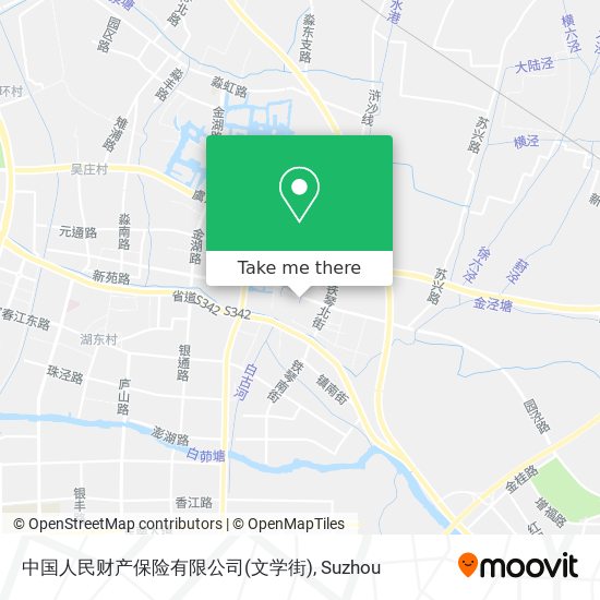 中国人民财产保险有限公司(文学街) map