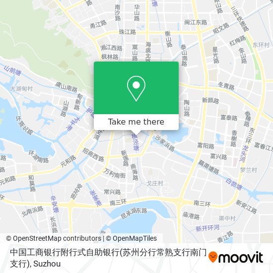 中国工商银行附行式自助银行(苏州分行常熟支行南门支行) map