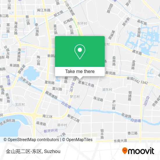 金山苑二区-东区 map