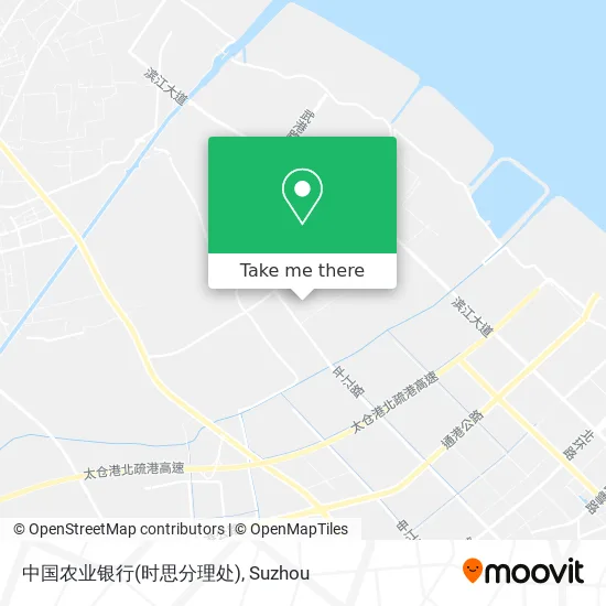 中国农业银行(时思分理处) map