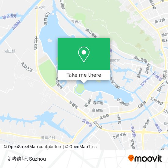 良渚遗址 map