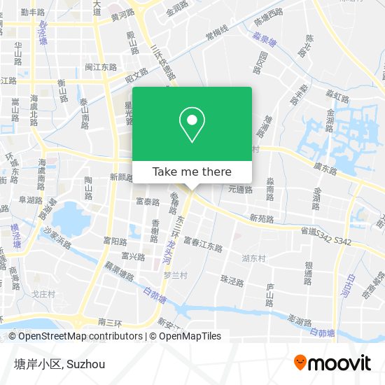塘岸小区 map