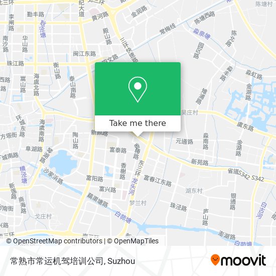 常熟市常运机驾培训公司 map