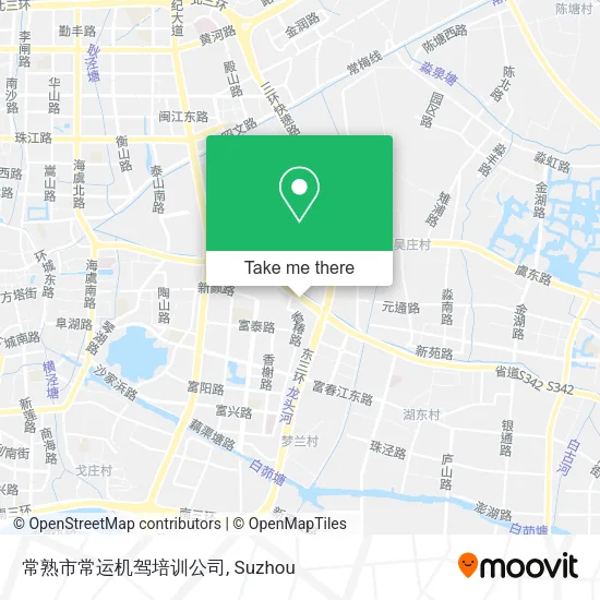 常熟市常运机驾培训公司 map