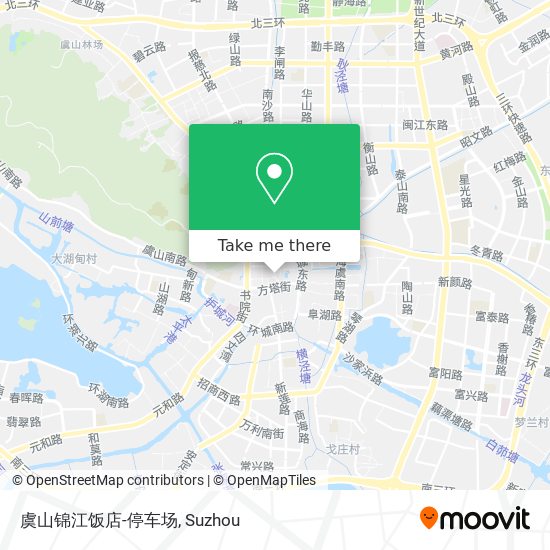 虞山锦江饭店-停车场 map