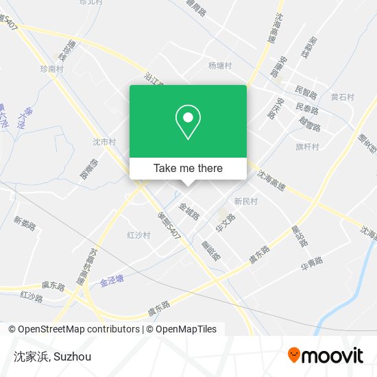 沈家浜 map