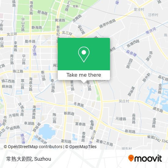 常熟大剧院 map