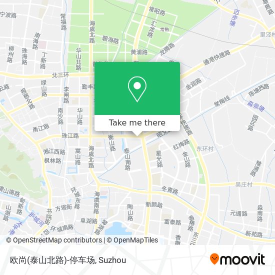 欧尚(泰山北路)-停车场 map