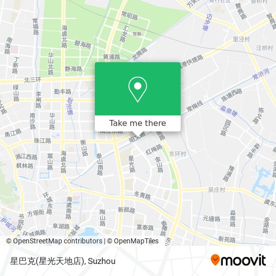 星巴克(星光天地店) map