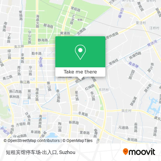 短租宾馆停车场-出入口 map