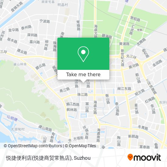 悦捷便利店(悦捷商贸常熟店) map