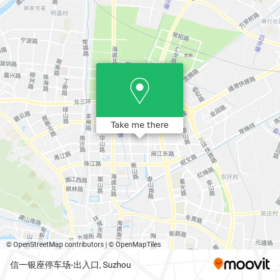 信一银座停车场-出入口 map