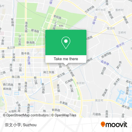 崇文小学 map
