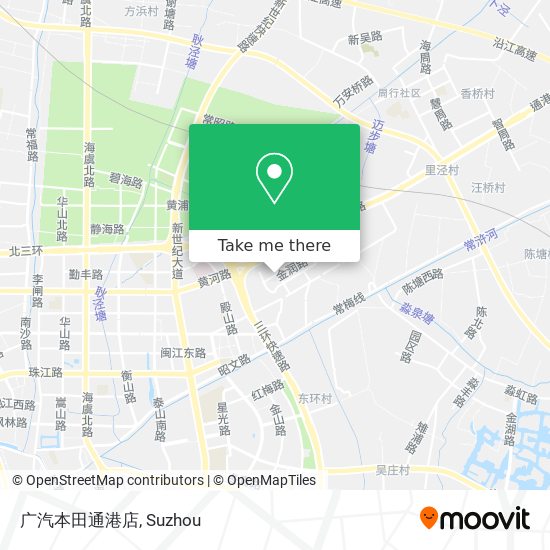 广汽本田通港店 map