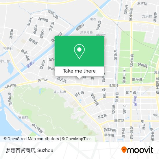 梦娜百货商店 map