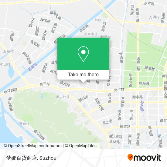 梦娜百货商店 map