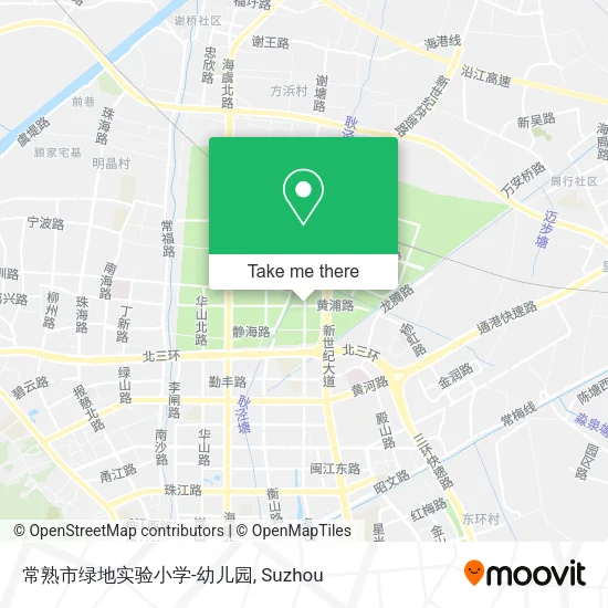 常熟市绿地实验小学-幼儿园 map