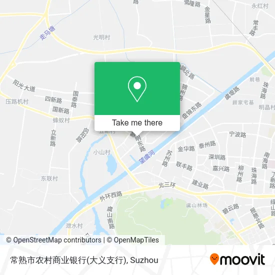 常熟市农村商业银行(大义支行) map
