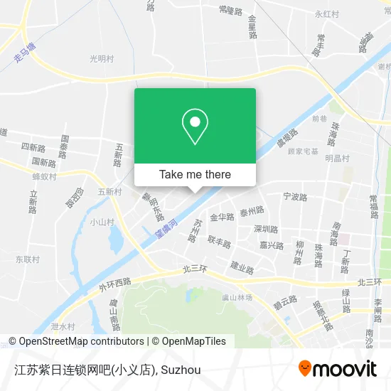 江苏紫日连锁网吧(小义店) map