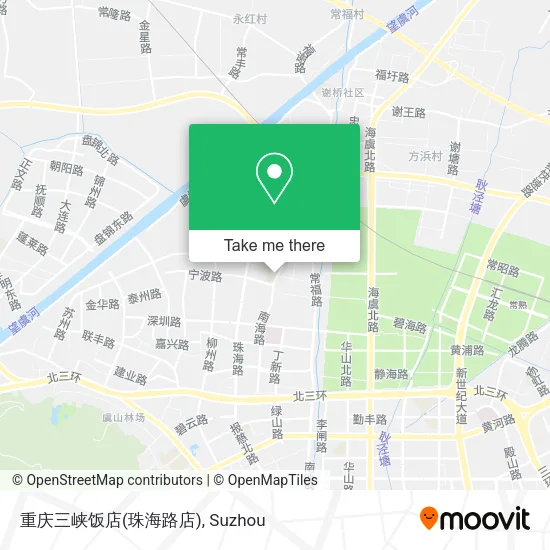 重庆三峡饭店(珠海路店) map