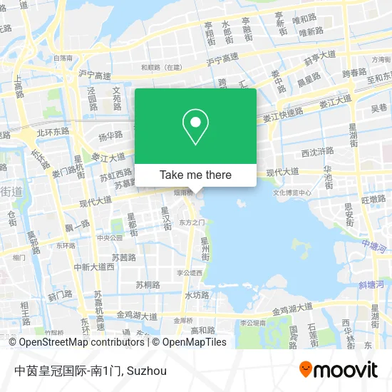 中茵皇冠国际-南1门 map