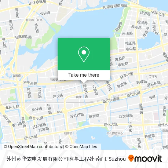 苏州苏华农电发展有限公司唯亭工程处-南门 map