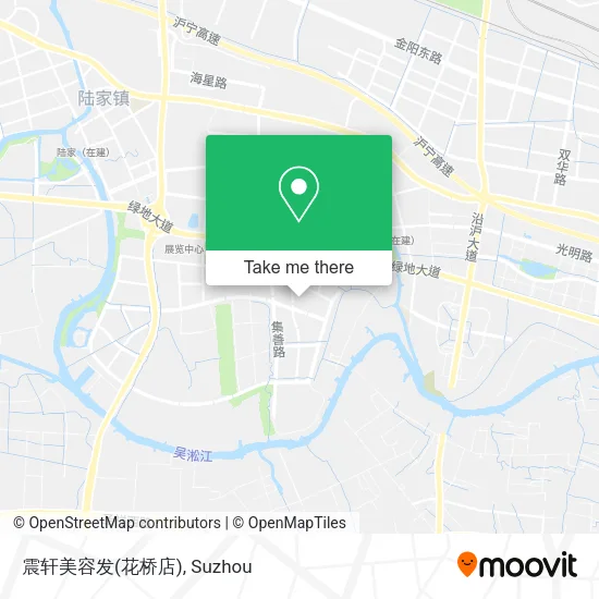 震轩美容发(花桥店) map