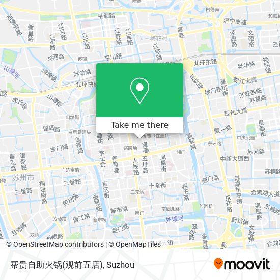 帮贵自助火锅(观前五店) map