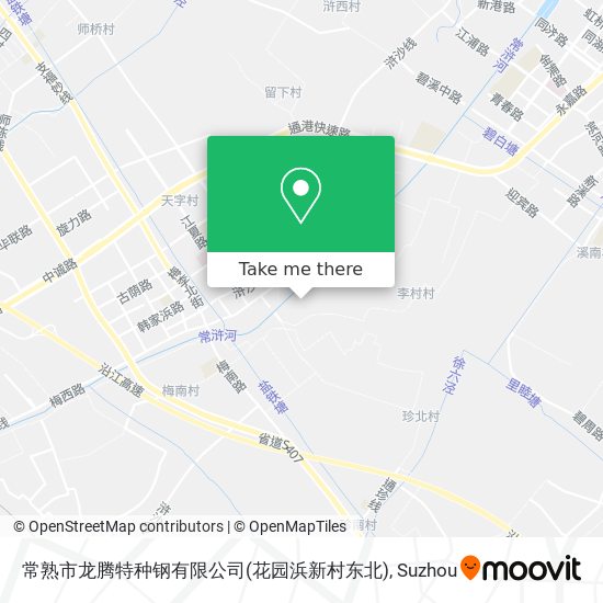 常熟市龙腾特种钢有限公司(花园浜新村东北) map