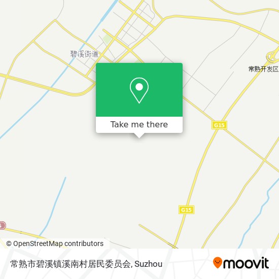 常熟市碧溪镇溪南村居民委员会 map