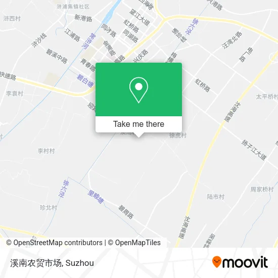 溪南农贸市场 map