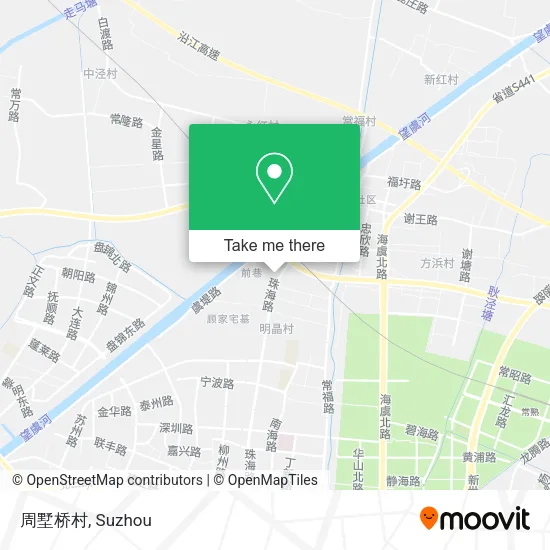 周墅桥村 map