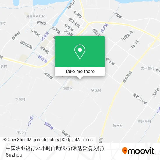 中国农业银行24小时自助银行(常熟碧溪支行) map