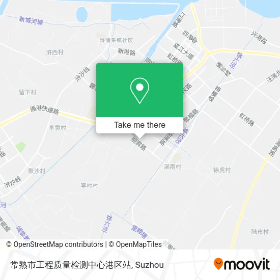 常熟市工程质量检测中心港区站 map