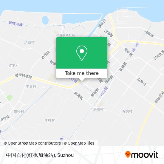中国石化(红枫加油站) map