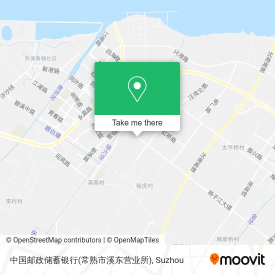 中国邮政储蓄银行(常熟市溪东营业所) map